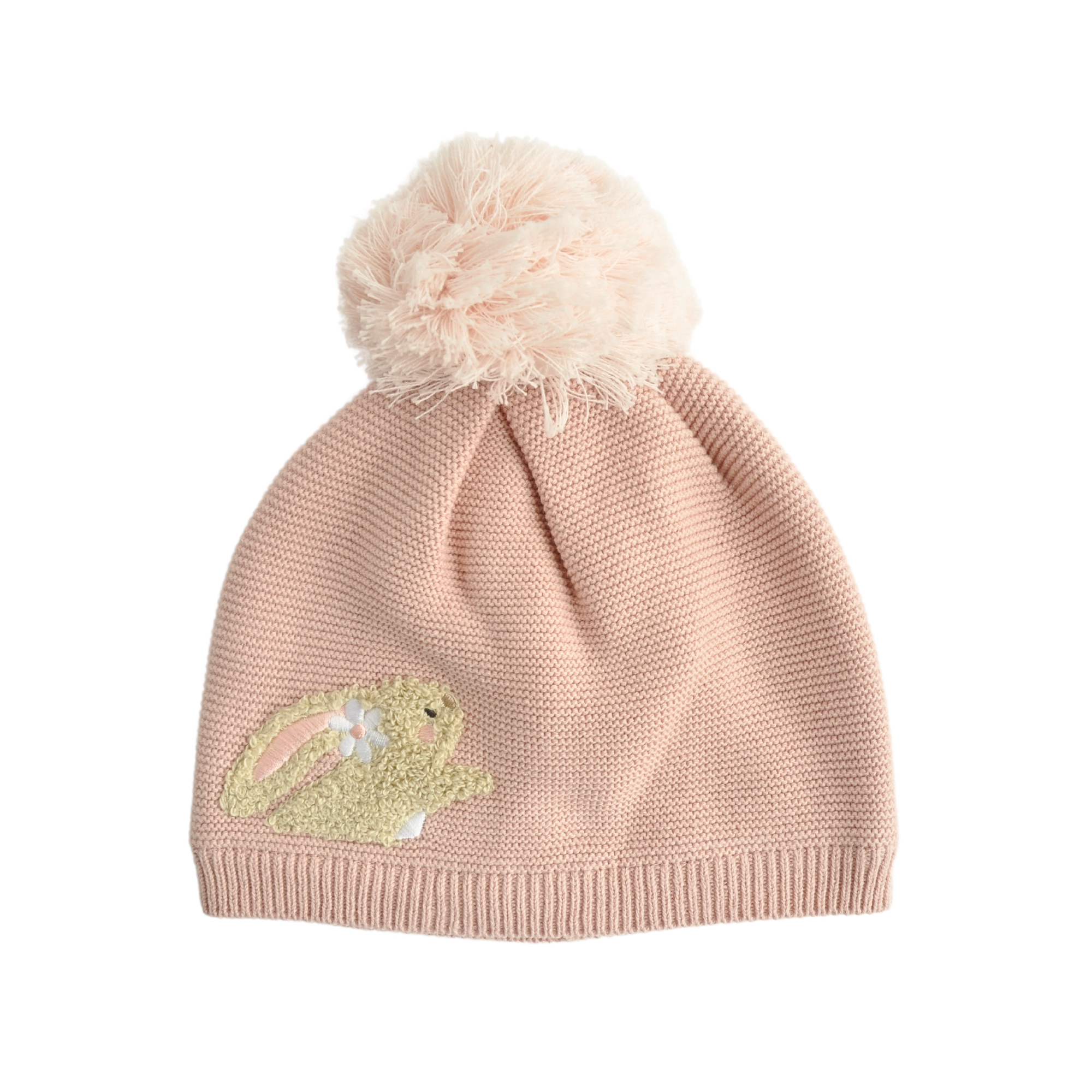Baby Knitted Beanie - Bunny Newborn+